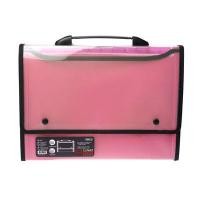 ราคา กระเป๋าหีบเพลงมีหูหิ้ว 12 ช่อง A4 ชมพู ออร์ก้า EX-101 (6004699)