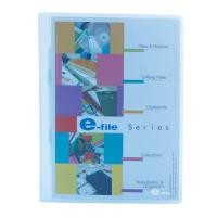 ราคา แฟ้มเจาะพลาสติก A4 ฟ้า อี-ไฟล์ 35A (6111019)