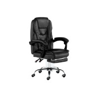 ราคา Tiger Chair เก้าอี้สำนักงาน พนักพิงหลังกว้าง มีที่พักเท้า พร้อมระบบนวด รุ่น Boss Chair สีดำ (YB73428)