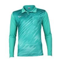ราคา GRAND SPORT เสื้อโปโลพิมพ์ด้านหน้าแขนยาว รุ่น 012271 สีเขียว ไซส์ 2XL (YA31751)