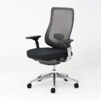 ราคา MODERNFORM เก้าอี้ทำงาน รุ่น SERIES16 พนักพิงกลาง ปรับได้ 4D เบาะหุ้มผ้าดำ พนักพิงตาข่ายสีเทา ขาอลูมิเนียม (YC03087)