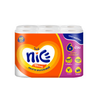ราคา กระดาษอเนกประสงค์แบบม้วน ขนาด 60 แผ่น แพ็ค 6 NICE (0099610)