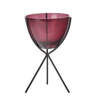 ราคา เชิงเทียนแก้ว KASSA HOME รุ่น 191133-5 สีม่วง (Y047339)