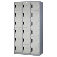 ราคา THAI SUN SPORT ตู้ล็อคเกอร์เหล็ก 18 ประตู รุ่น SH0024GY (YC19004)