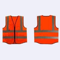 ราคา เสื้อจราจร เสื้อสะท้อนแสง ผ้าแฟบริค 6 สี แถบเงิน PVC ASGUARD ASGUARD ส้ม ตัว (YC79825)