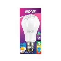 ราคา หลอดไฟ LED 3IN1 EVE LIGHTING รุ่น EVE A60 E27 กำลัง 9 วัตต์ (Y037403)