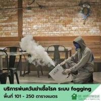 ราคา DE HYGIENIQUE บริการพ่นควันฆ่าเชื้อโรคด้วยระบบ FOGGING ขนาดพื้นที่ 101-250 ตารางเมตร (Y056133)