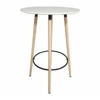ราคา โต๊ะบาร์กลม 2 ที่นั่งท็อปไม้ ROME KASSA รุ่น 1542B ขนาด 70 x 70 ซม. สีขาว (Y076586)