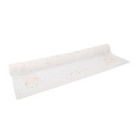 ราคา ผ้าปูโต๊ะลูกไม้ครีมมุก MEIWA รุ่น MADRID-102 สีครีม - ชมพู (Y078764)