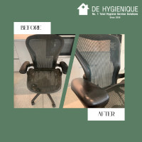 ราคา DE HYGIENIQUE บริการทำความสะอาดเก้าอี้สำนักงาน (ราคาต่อตัว 1-9 ตัว) (Y085030)