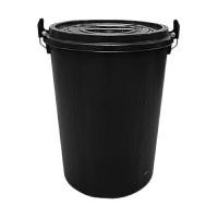 ราคา ถังน้ำพร้อมฝาหูล๊อคเหล็ก (22GL) DINO รุ่น BUC-R 22GL ขนาด 75 ลิตร สีดำ (Y093371)