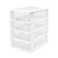 ราคา KASSA HOME ตู้ลิ้นชักตั้งโต๊ะอเนกประสงค์ 4 ชั้น สีขาว (YB02033)