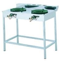 ราคา LUCKY FLAME เตาแก๊สตั้งพื้น 2 หัวแก๊ส รุ่น SA-820 สีสเตนเลส ขนาด 81.5x56.5x84 ซม. (YB02284)