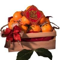 ราคา GIFTNGO ชุดของขวัญตรุษจีน GNG_CNY SET D 1021CNY2104 ส้มแมนดาริน 16 ลูก พร้อมลังไม้ ขนาด M (Y017006)