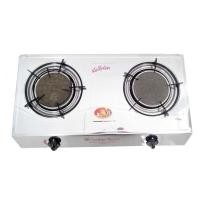 ราคา เตาแก๊สตั้งโต๊ะสแตนเลส 2 หัว เตาอินฟราเรด LUCKY FLAME AT-102SI (Y051766)