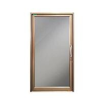 ราคา ประตูอะลูมิเนียมบานสวิงเดี่ยว NK ขนาด 109 x 206 ซม. สีชา (Y085234)