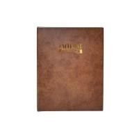 ราคา SILVERPIN สมุดสะสมแสตมป์ รุ่น SA001 สีน้ำตาล (ขนาด 22x27 ซม. 5 แผ่น 10 หน้า เพิ่มไส้ได้) (Y089221)
