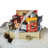 ราคา GIFTNGO กระเช้าของขวัญ AESTHETIC SET D น้ำตาล ขนาด M (Y089767)