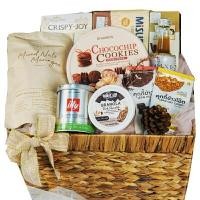 ราคา GIFTNGO กระเช้าของขวัญ AESTHETIC SET A น้ำตาล ขนาด L (Y089768)