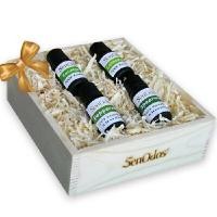 ราคา SENODOS ชุดของขวัญ ชุดน้ำมันหอมระเหย MINTY REFRESH SET 10ML x 4 ในกล่องไม้สน นำเข้าจากนิวซีแลนด์ (Y095565)