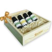 ราคา SENODOS ชุดของขวัญน้ำมันหอมระเหยสำหรับผู้ชาย SET1 10ML x 4 กล่องไม้สน (Y095578)