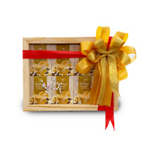 ราคา WHITE GOLD รังนกในกล่องไม้ฝาปิด 75ml (6 ขวด) สูตรน้ำตาลกรวด (YB40886)