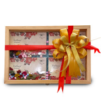 ราคา WHITE GOLD รังนกในกล่องไม้ ขนาด 45ML 4 แพค (24 ขวด) สูตร XYLITOL (YB42012)