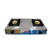 ราคา เตาเเก๊สตั้งโต๊ะ 2 หัว หน้าเตาสเตนเลส Rinnai RT-882DX (Y051693)