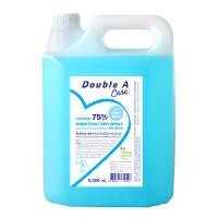 ราคา DOUBLE A Care แอลกอฮอล์น้ำ 75% กลิ่น Blue Sea ขนาด 5,000 ml (0011420)
