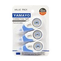 ราคา YAMAYO เทปลบคำผิด รุ่น YM-230-3 สีขาว ขนาด 6 ม. แพ็ค 3 อัน (1004529)