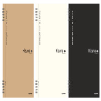 ราคา ELEPHANT สมุดสันห่วง B5 80G60S ปกกระดาษคราฟ์ คละสี 3 สี (5097061)