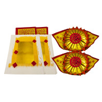 ราคา PKG กระทงเคียวเถ้าซี่ กระดาษหงึ่งเตี๋ย (แพ็ค 2 ชุด) (YC52622)