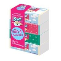 ราคา SCOTT กระดาษเช็ดหน้า SOFT BOX 110 แผ่น/ห่อ (แพ็ค 4 ห่อ) (0000662)