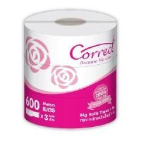 ราคา CORRECT กระดาษชำระม้วนใหญ่ 1 ชั้น ขนาด 600 ม. (แพ็ค 3 ม้วน) (0002581)