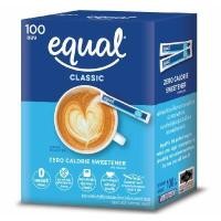 ราคา EQUAL สารให้ความหวานแทนน้ำตาล (กล่อง 100 ซอง) (0070080)