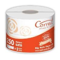 ราคา CORRECT กระดาษชำระม้วนใหญ่ 2 ชั้น 250 เมตร/ม้วน (2 ม้วน) (0096456)