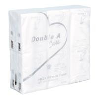 ราคา DOUBLE A ทิชชู รุ่นแคร์ เพียว &amp; พรีเมียม หนา 3 ชั้น แบบมินิพอกเก็ต (10 แผ่น/ห่อ) แพ็ค 12 ห่อ (0097221)
