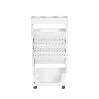 ราคา ชั้นวางหนังสือ นิตยสาร มีล้อเลื่อน สีขาว (0096928)