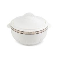 ราคา RRS โถข้าวเก็บความร้อน สีขาว-น้ำตาล ขนาด 3,000 มล. (0097612)