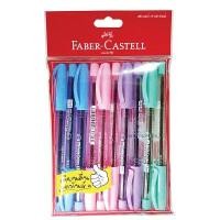 ราคา FABER-CASTELL ปากกาลูกลื่น แบบปลอก สีน้ำเงิน ขนาด 0.5มม. (10ด้าม) (1000177)