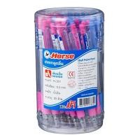 ราคา HORSE ปากกาลูกลื่น รุ่น H-301 สีน้ำเงิน ขนาด 0.5 มม. (แพ็ค50ด้าม) (1001953)