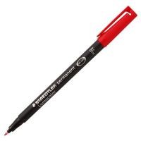 ราคา STAEDTLER ปากกาเขียนแผ่นใสลบไม่ได้ รุ่น 318-2 ขนาด 0.6 มม. สีแดง (1004889)