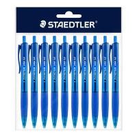 ราคา STAEDTLER ปากกา รุ่น Luna Rite Clic 4274 สีน้ำเงิน ขนาด 0.7 มม. (10ด้าม) (1005845)
