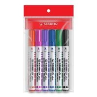 ราคา STABILO ปากกาไวท์บอร์ด รุ่น Plan 641 คละสี ขนาดแพ็ค 6 ด้าม (1006653)