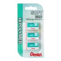 ราคา PENTEL ยางลบดินสอ รุ่น Soft Eraser ZES-03WBT03 สีขาว (แพ็ค 3 ก้อน) (1007316)