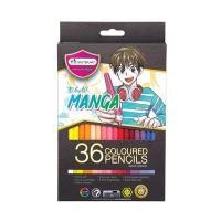 ราคา MASTER ART ดินสอสี รุ่น MANGA (กล่อง 36 สี) (1011872)