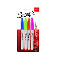 ราคา SHARPIE ปากกามาร์คเกอร์ หัว Fine 1.0 มม. รุ่น ฟันคัลเลอร์ คละสี (แพ็ค 4 ด้าม) (1091511)