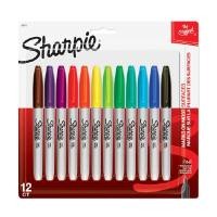 ราคา SHARPIE ปากกามาร์คเกอร์ หัว Fine 1.0 มม. รุ่น ฟันคัลเลอร์ คละสี (แพ็ค 12 ด้าม) (1091512)