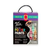 ราคา MONT MARTE สีโปสเตอร์ รุ่น MPST6003 คละสี Metallic 6 สี x 60 มล. (1093260)