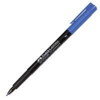 ราคา FABER-CASTELL ปากกาเขียนแผ่นใสลบไม่ได้ 0.6 มม. หมึกสีน้ำเงิน (1120443)